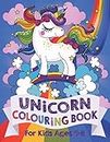 Unicorn Colouring Book: For Kids ages 4-8 [Lingua Inglese]