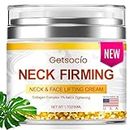 Neck Firming Cream for Tightening Firming: Anti Aging Facial Moisturizer with Retinol Collagen and Hyaluronic Acid - Instant Face Lift Cream- Wrinkle Cream for Women Lifting, Firming & Hydrating