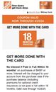 HOME DEPOT 18 Months No Interest on $499+ Online In-Store Exp. 4/24/24