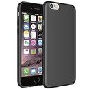 Case for iPhone 6S Plus & iPhone 6 Plus, Puxicu Slim Design Matte Soft TPU Protective Cover - 5.5 Inch - Black