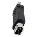 CALANDIS® Firewire Ieee 1394 6 Pin Female to USB Male Adaptor for Digital Camera | Abs Plastic | 1 Piece Adaptor