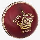 Readers Club Match 'A' - Pelota de críquet para Hombre, 156 ml, Color Rojo