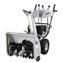 Hyundai 24-Inch 212cc Two-Stage Gas Powered Snow Blower with Electric Start, Blue, (HY0301)