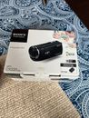 Tested & Working Sony HDR-CX220 Camcorder -  Black