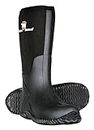 ArcticShield Men's Waterproof Durable Insulated Rubber Neoprene Outdoor Boots Black
