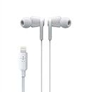 Belkin Écouteurs SoundForm avec connecteur Lightning (écouteurs Lightning pour iPhone 12, 12 Pro, 12 Pro Max, 12 mini, 11, 11 Pro, 11 Pro Max, XS Max, XS, X, SE, 8 Plus, 8, 7 Plus, 7, blanc)