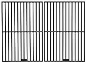 Matte Cast Iron Cooking Grid Replacement for Select Gas Grill Models by Kalamazoo, Kenmore and Others, Set of 2