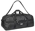Fitdom 130L 36" Heavy Duty Extra Large Sports Gym Equipment Travel Duffle Bag W/Adjustable Shoulder & Compression Straps. Perfect for Soccer Baseball Basketball Hockey Football & Team Coaches & More