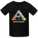 Kid's Ark Logo Ark Survival Evolved T-Shirt Black S