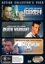 Maximum Risk/ Death Warrant / Double Impact DVD Set - Van Damme (Region 4, 2008)