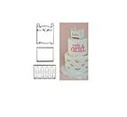 S.Han Plastic Fondant Cutter Baby Shower Bed Mould Gumpaste Mold Cake Decoration Tool Bakeware