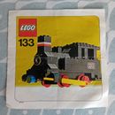 LEGO Trenes: Locomotora (133) Libro de instrucciones original de 1973 de colección 