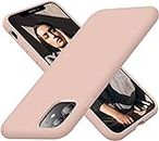 TEEKAOO Silicone Back Cover Case, Compatible for iPhone 11 (Pink)
