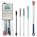 Blue Beetle Brushes – Glass Pipe Cleaning Kit, Glass Pipe Cleaner, Pipe Cleaner, Bowl Cleaner, Hookah Cleaning Kit, Water Pipe Cleaner, Pipe Brushes, Pipe Cleaning