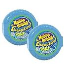 Hubba Bubba Sour Blue Raspberry Bubble Tape Pack of 2 Pouch, 2 x 56 g