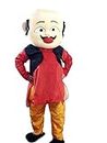 BookMyCostume Rayon Motu Cartoon Mascot Costume For Theme Birthday Party & Events|Adults|Full Size Adults,Multicolor