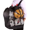 Borsa da basket borsa a spalla singola regolabile cinghia attrezzatura sportiva rete borsa a palla~