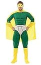 ORION COSTUMES Herren Green Captain Unterwäsche Superheld Kostüm