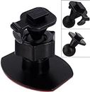 iSaddle CH02B Car Dash Camera Mount Holder for 3M Double-Sided Adhesive Base - Driving Video Recorder Windshield/Dashboard Mount Holder for Yi/Apeman/DOD/HP Car DVR Camera GPS Phone Permanent Mount