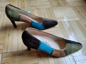 Ferragamo Women Shoes Suede Multi-Color