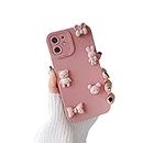 CASEBREED Cute Soft Flexible Back Cover Case for iPhone 11 (Silicone | Pink)