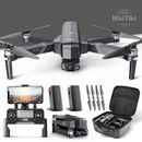 Drone EIS 4K con Fotocamera UHD per Adulti Motore Brushless, Quadcopter GPS 2bat