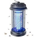 TMACTIME Bug Zapper 4500v 20w Uv High-Powered Mosquito Killer Lamp with Metal Housing, Waterproof Electronic Insect Killer for Indoor and Outdoor Use for Bedroom, Home, Garden Patio