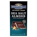 Ghirardelli Intense Dark Sea Salt Almond Dark Chocolate 100g