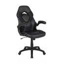 Flash Furniture CH-00095-BK-GG Swivel Gaming Chair w/ Black LeatherSoft Back & Seat - Black Base w/ Casters