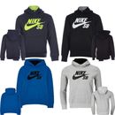 Neu Nike Jungen Junior Kinder SB Hodie Kapuzenpullover Fleece Top Trainingsanzug 3-15