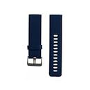 Suitable for Fitbit Blaze Watch Soft Silicone Watch Replacment Strap (Color : Navy, Size : Large)