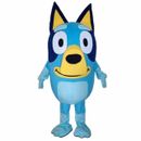 6' 1" Mascot Costume for Adults Dog Bluey Full Outfit Cosplay Fancy Dress 185cmh