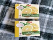 Sugar Soapworks Venezia Lemon - Plant Based Vegan Scented Soap USA Made Lot Of 2