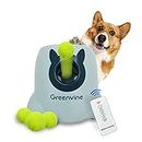Greenvine Lanciatore interattivo della palla per i cani, mini macchina automatica di lancio della palla di tennis, lanciatore della palla come giocattolo dei cani