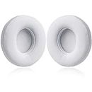 YOCOWOCO Replacement Ear Pads Cushions for Beats Solo 2 Wireless/Solo 3 Wireless On-Ear Headphone, Ear Cups with PU Leather and Memory Foam,White