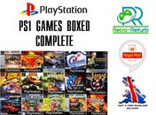 Playstation 1 PS1 Spiele PAL Wählen Sie Ihren Titel verpackt komplett - SCHNELL KOSTENLOSE P & P UK