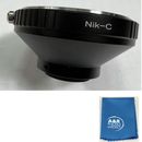 Adaptador A&R para lente Nikon a montaje en C adaptador Bolex película circuito cerrado TV NP82
