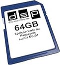 Tarjeta de Memoria de 64 GB para Panasonic Lumix DC-S1 Digitalkamera