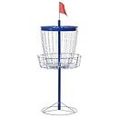 Soozier 24-Chain Portable Practice Basket for Disc Golf Target Stand Easy Assembly & Lightweight Basket w/Carry Bag, Deep Blue