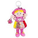 LAMAZE My Friend Emily, Clip on Pram and Pushchair Newborn Baby Toy, Sensory Toy for Babies Boys and Girls from 0 to 6 Months