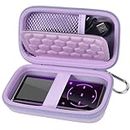 MP3 & MP4 Player Case for SOULCKER/G.G.Martinsen/Grtdhx/iPod Nano/Sandisk Music Player/Sony NW-A45 and Other Music Players with Bluetooth. Fit for Earbuds, USB Cable, Memory Card - Purple