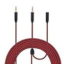 Sqrgreat HD60 X Chat Link Audio Cable Replacement for Elgato HD60, HD60S/S+, HD60 X, HD60Pro, 4K60 PRO Game Capture Card (6.9Ft, Red)