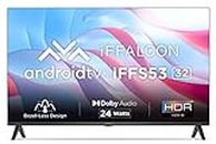 iFFALCON 80.04 cm (32 inches) Bezel-Less S Series HD Ready Smart Android LED TV iFF32S53 (Black)