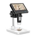 Microscopio da laboratorio composto binoculare a LED 1000x 4.3 "scopio Digitale 1080P Scopio Digitale Para Electronica 1800mAh For Coin PC Laptop Strumento Di Saldatura Con design ergonomico