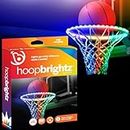 Bright HoopBrightz LED Basketball Hoop Light - Basketball Gifts for Boys 10 8 12 14 - Light Up Basketball Hoop for Kids - Basketball Accessories for Boys - Outdoor Summer Fun Games for All Ages