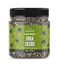 GreenFinity Chia Seeds 300g | Omega-3 Seeds for Eating | Non-GMO and Fibre Rich Seeds | Best for Weight Loss | Healthy Snacks.