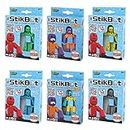 Zing StikBot Figures - Pack of 6, Blind Assortment