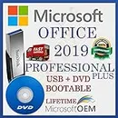 MS Office 2019 Professional PLUS | With USB and DVD driver | Retail sale license | With Invoice | 32-64 Bit | Full Version | Fast Shipping | NEW