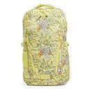 Vera Bradley Women's Recycled Lighten Up Reactive Lay Flat Travel Backpack Bag, Sunlit Garden, One Size