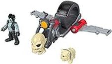Fisher-Price Imaginext Dc Super Friends Lobo&Motorcycle,Multicolor